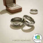 Customized Engraved Name Rings - Image 3