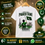 Cusomised 14 August T-Shirts - Image 7