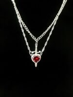Heart & Sword Couple Necklace - Image 4