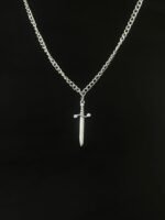 Heart & Sword Couple Necklace - Image 7