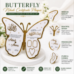 Butterfly Nikkah Frame